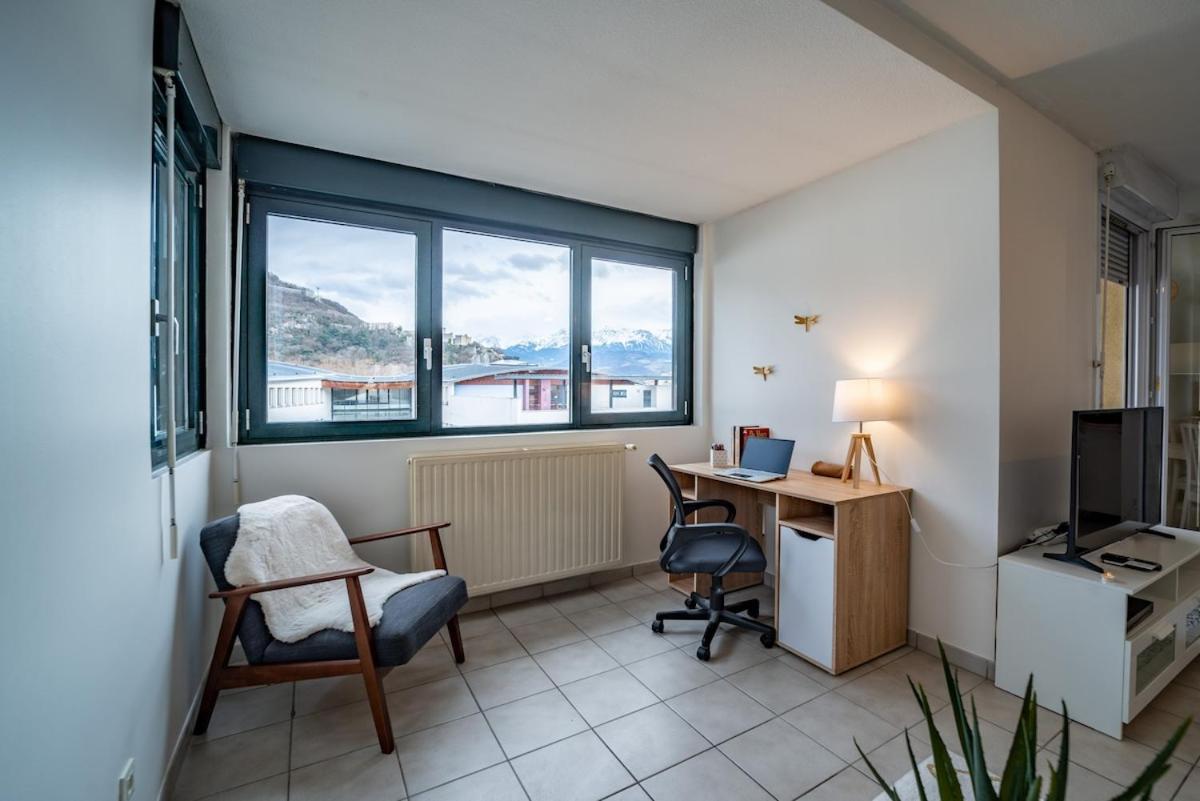 Appartement Standing Europole, garage privé, calme, netflix à Grenoble Extérieur photo