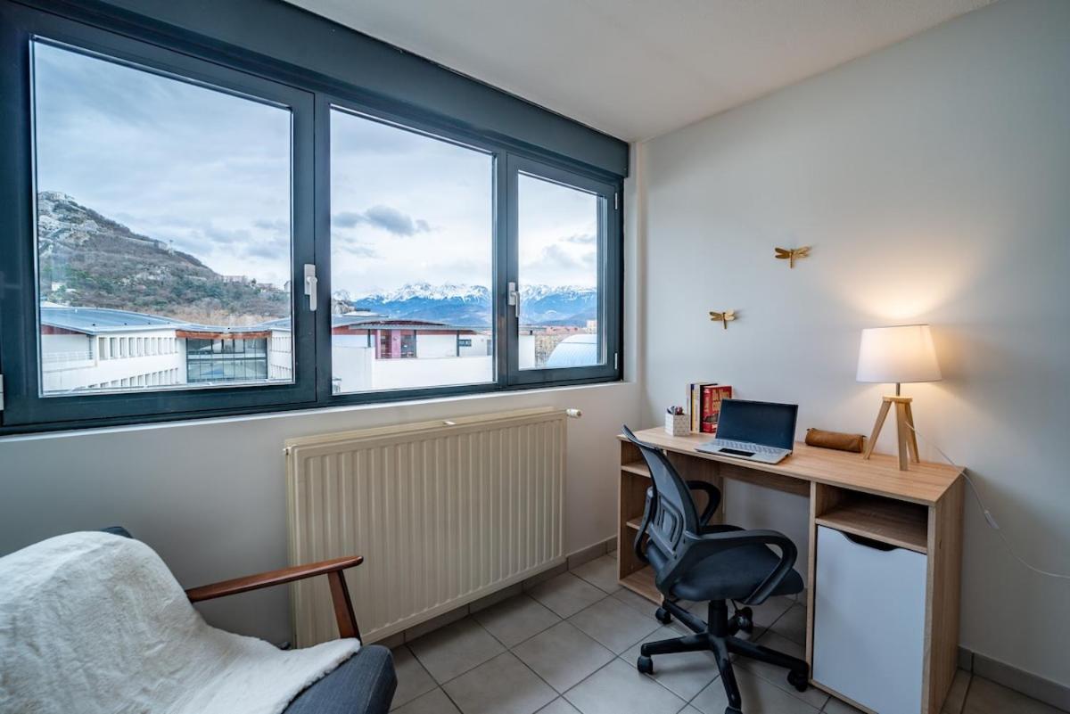 Appartement Standing Europole, garage privé, calme, netflix à Grenoble Extérieur photo