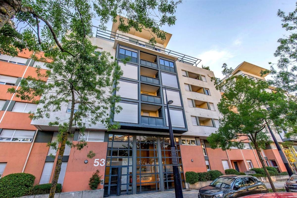 Appartement Standing Europole, garage privé, calme, netflix à Grenoble Extérieur photo