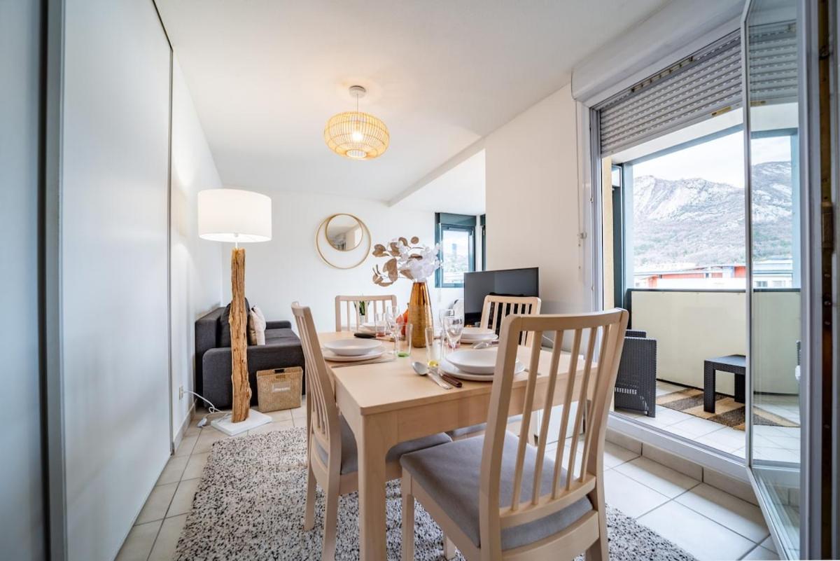 Appartement Standing Europole, garage privé, calme, netflix à Grenoble Extérieur photo