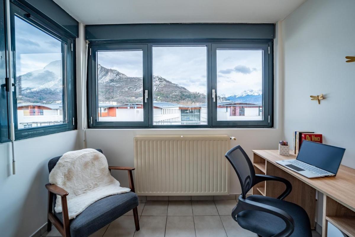 Appartement Standing Europole, garage privé, calme, netflix à Grenoble Extérieur photo