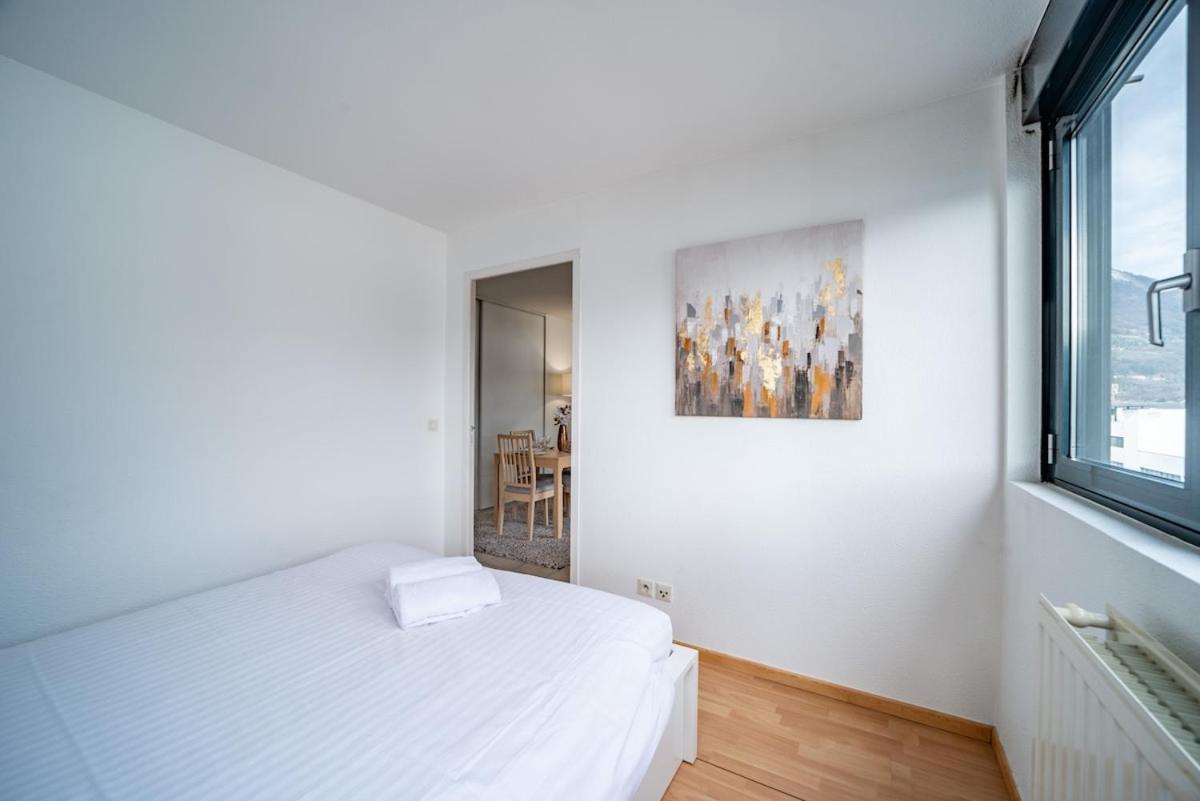 Appartement Standing Europole, garage privé, calme, netflix à Grenoble Extérieur photo